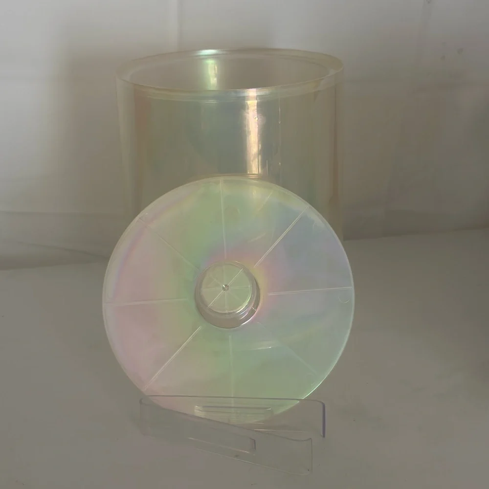 Ice Bucket with Tong Cover Holographic Party Beverage Drink Coolinging Bucket